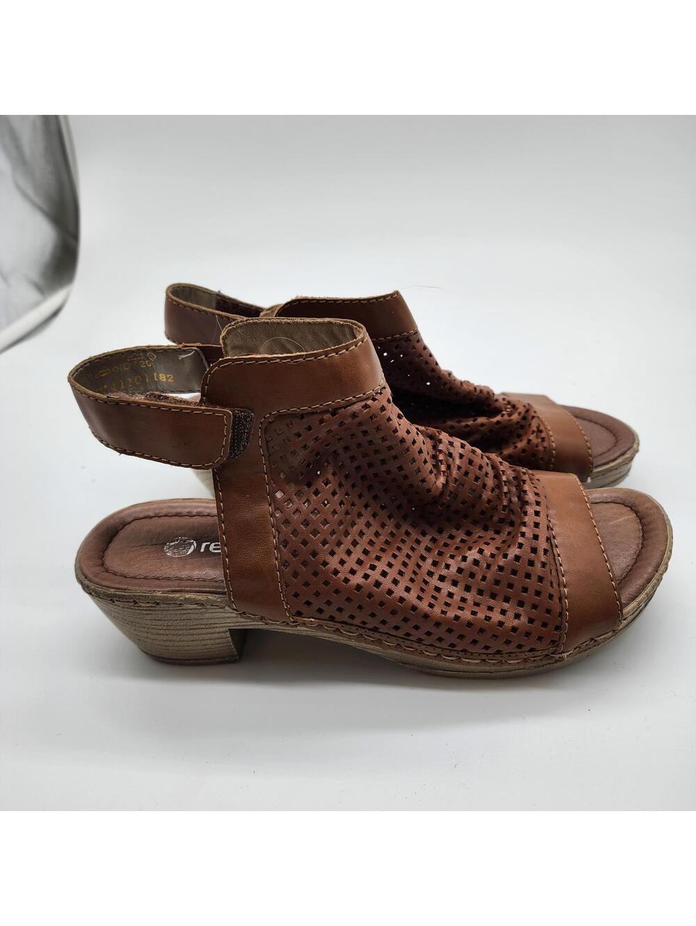 NWOB Brown Sling open Toe Remonte 9 40